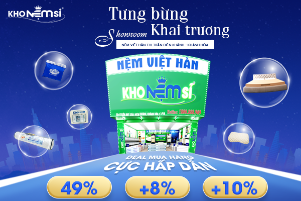 Tưng Bừng Khai Trương Showroom Kho Nệm Sỉ Thị Trấn Diên Khánh - Khánh Hòa