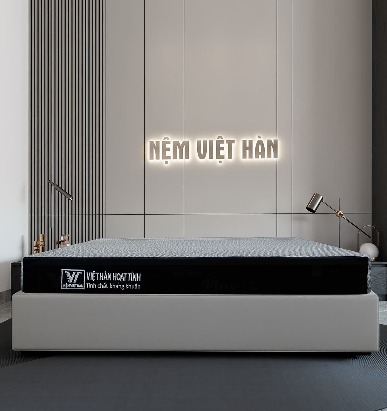 Nệm foam Việt Hàn Hoạt Tính - Chất Liệu Foam Hoạt Tính, Kháng Khuẩn, Thoáng Khí - Bảo Hành 10 Năm