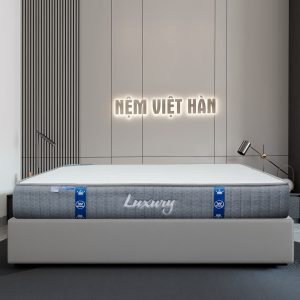 Nệm lò xo Luxury Việt Hàn - Túi Độc Lập, Chống Rung Lắc - Bảo Hành 10 Năm